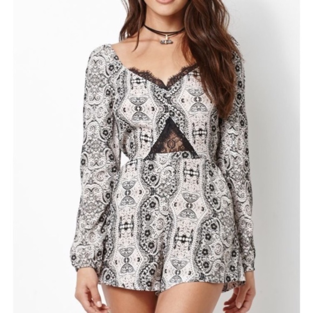 Kendall & Kylie | Inset Long Sleeved Romper